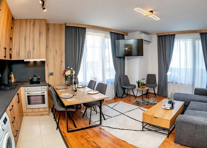 Lägenhet Pirin Skilift - Cozy & Modern App In Bansko, 100 M To The Gondola Bansko